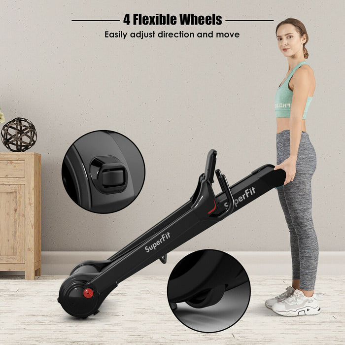 Tapis De Course Pliable 2,25cv Superfit Avec Haut-parleur Bluetooth