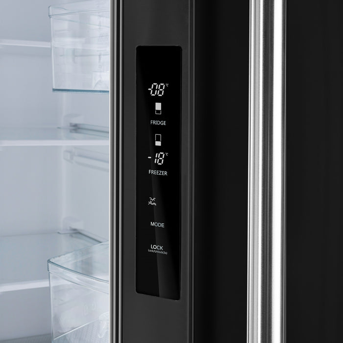 Refrigerateur Espresso Gallipoli de 30 po a portes francaises, noir, 17,5 pi³ – FFFFD1974-31BLK