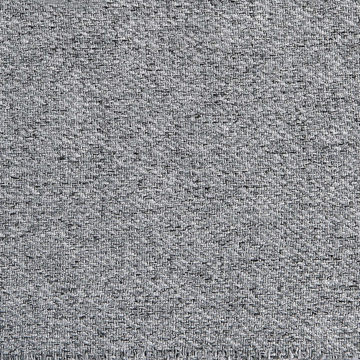 Lot de 2 poufs d’appoint rembourres style mid-century modern Bailey en gris