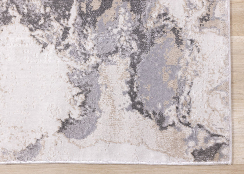 Carpette London à motif d’océan ondulé - 5 pi 3 po x 7 pi 7 po