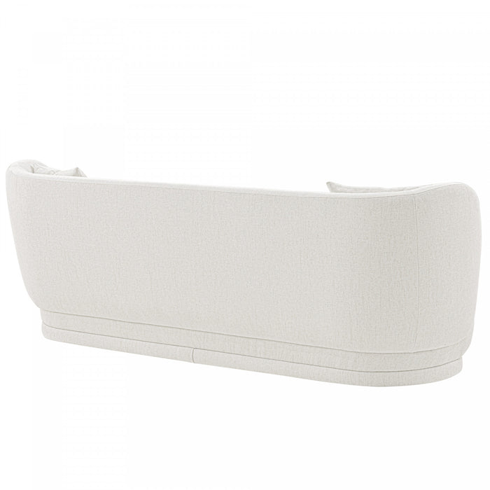 Ensemble de canape moderne Siri 2 pieces en creme