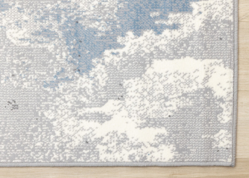 Carpette Florence à motif damassé délavé pour l'intérieur - 4 pi 7 po x 6 pi 7 po