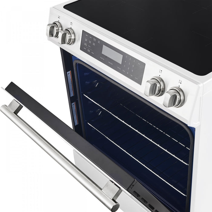 Cuisiniere a induction Donatello Espresso de 30 po, blanche – FFSIN0905-30WHT