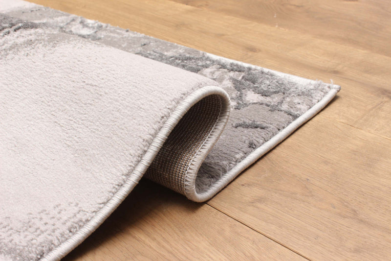 Tapis Contemporain/Moderne Dove 8'0\" x 10'0\" en Gris
