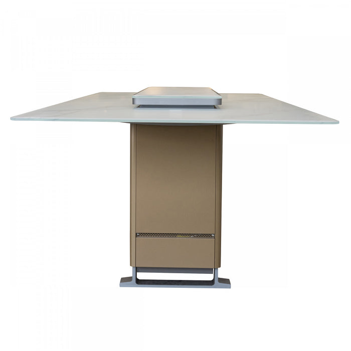 Table a manger intelligente Cinetico blanche, refrigerateur et congelateur de 5,3 pi³-FDTFR7044-86WHT