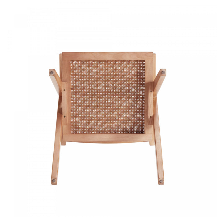 Fauteuil en bois au style industriel chic Hamlet en coloris naturel - Lot de 2
