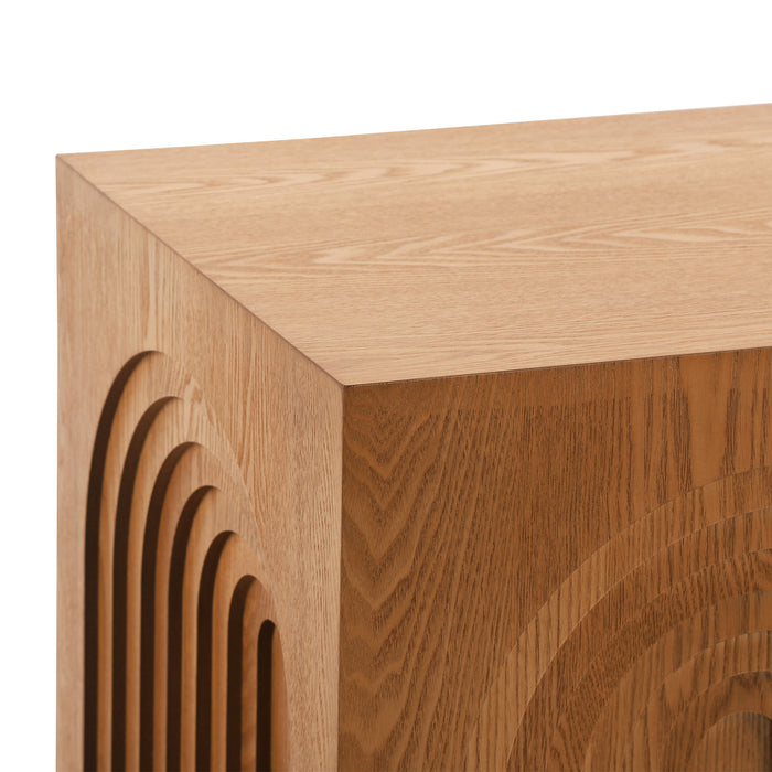 Grace Table d'Appoint Rustique, Marron