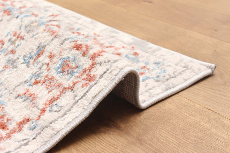 Tapis de Couloir Traditionnel Mira 2'8\" x 8'2\" en Ivoire