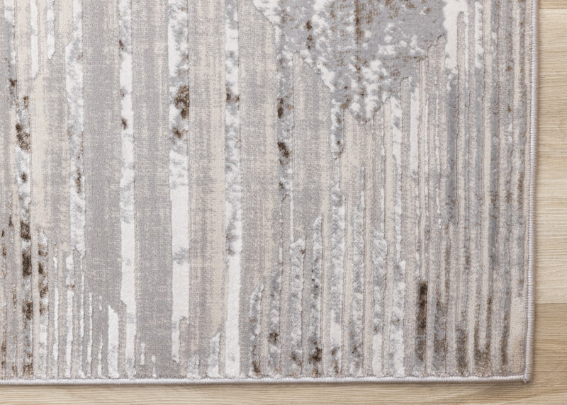 Carpette London à motif géométrique pour l’intérieur - 5 pi 3 po x 7 pi 7 po