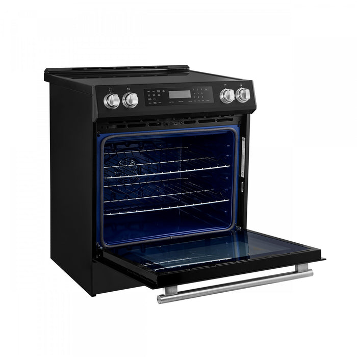 Cuisiniere a induction Donatello Espresso de 30 po, noire – FFSIN0905-30BLK