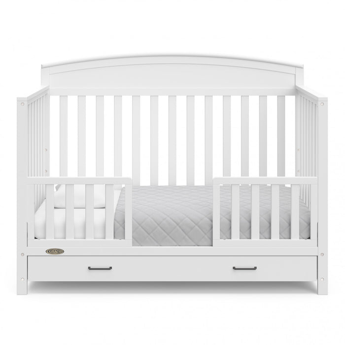Graco Benton Lit de bebe convertible 5-en-1 avec tiroir - Blanc