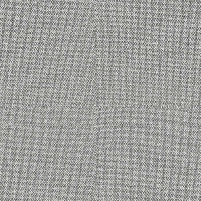 Chaise de salle a manger moderne Luce en metal texture et cuir vegetalien gris pierre