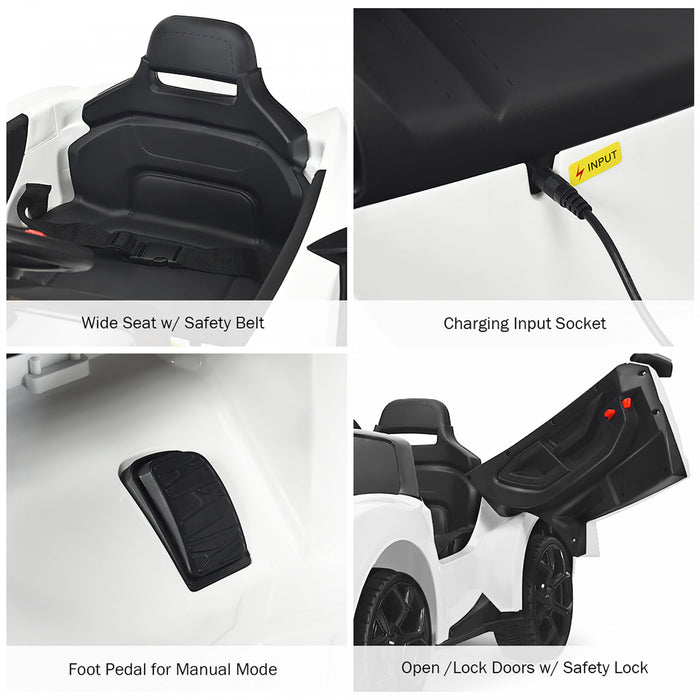 Voiture Electrique Pour Enfant 12v Costway – 2,4g, Mp3
