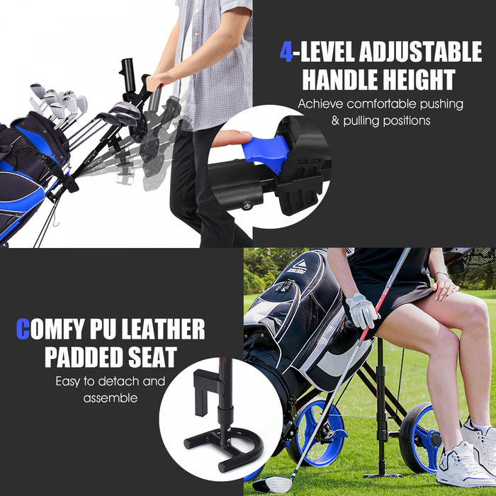 Chariot De Golf 3 Roues