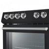 Leonardo Espresso 30" Slide-In Electric Range in Black 5.0 cu. Ft. -FFSEL6022-30BLK | Cuisiniere electrique encastrable Leonardo Espresso 30 po, noire, 5 pi³ - FFSEL6022-30BLK