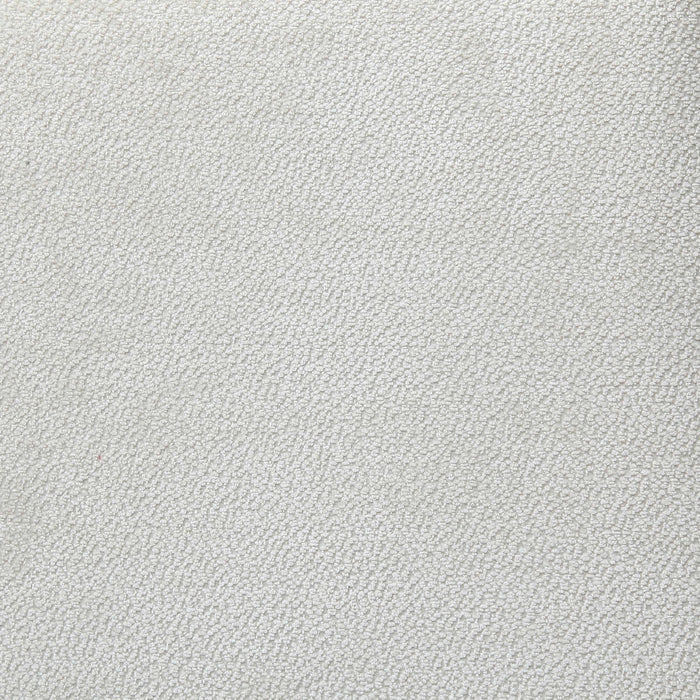 Banc d’appoint moderne et glamour Concord en chenille ivoire