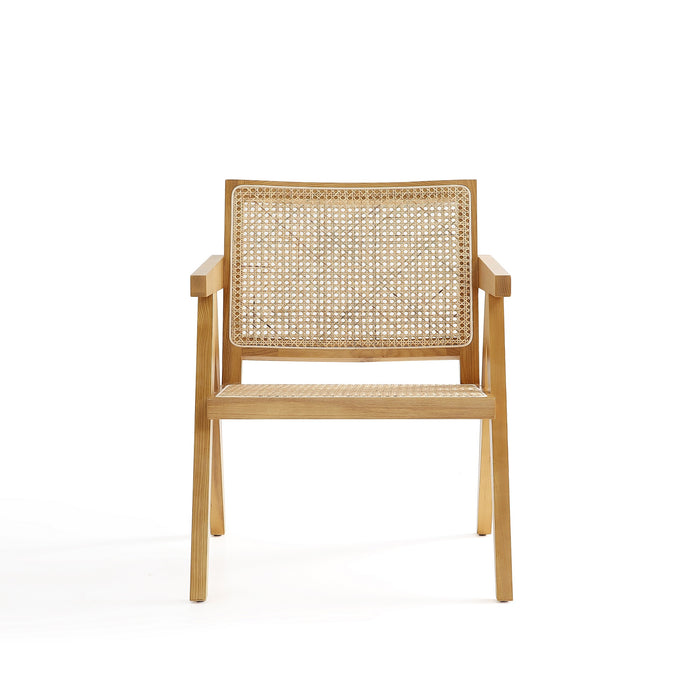 Chaise d’appoint Hamlet de Manhattan Comfort - canne naturel