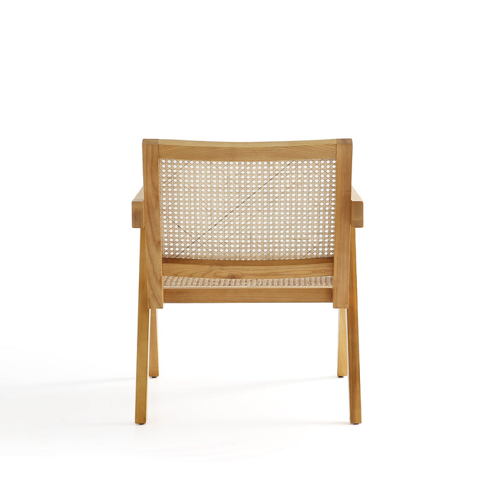 Chaise d’appoint Hamlet de Manhattan Comfort - canne naturel