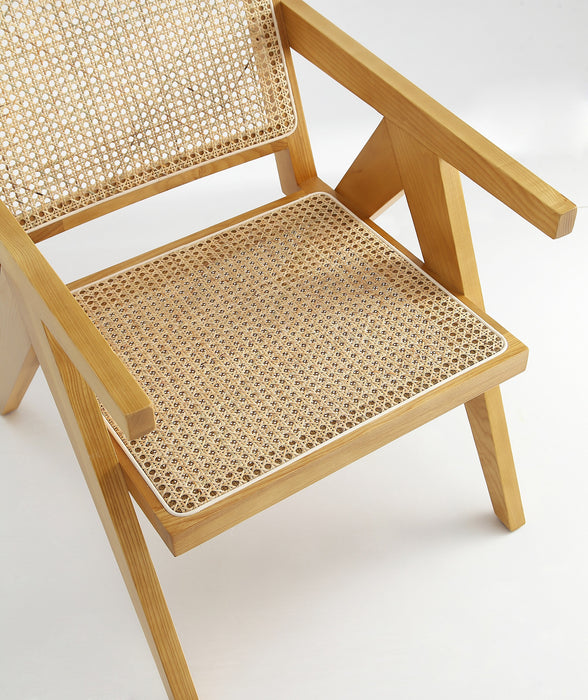 Chaise d’appoint Hamlet de Manhattan Comfort - canne naturel