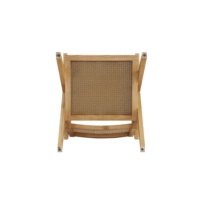 Chaise d’appoint Hamlet de Manhattan Comfort - canne naturel