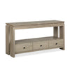 Table de salon Addams de 54 po avec rangement - gris Stone Harbor