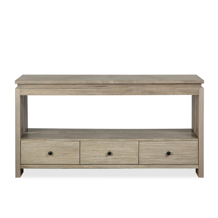 Table de salon Addams de 54 po avec rangement - gris Stone Harbor