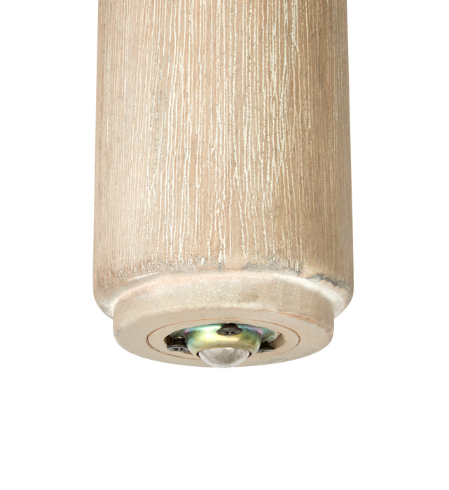 Ensemble de 2 tables d’appoint gigognes rondes Adelaide - brun Sanibel
