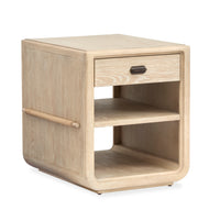 Table de bout Adelaide de 22 po avec rangement - brun Sanibel