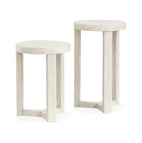  Ensemble de 2 tables d’appoint gigognes Albany - brume de Balboa