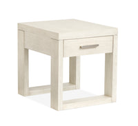  Table de bout Albany de 22 po avec rangement - brume de Balboa