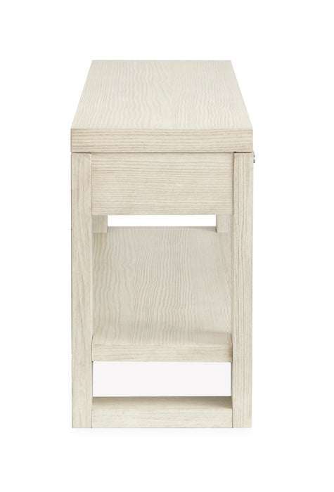 Table de salon Albany de 64 po avec rangement - brume de Balboa