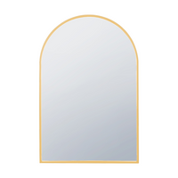 Miroir architectural Arcus 24 po x 36 po fabriqué à la main - doré