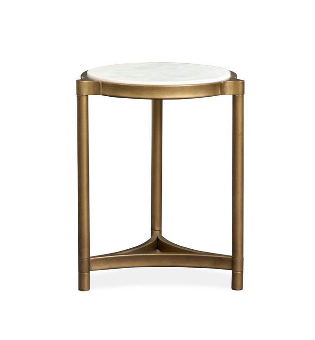 Table de salon Arlington de 19,88 po - laiton vieilli