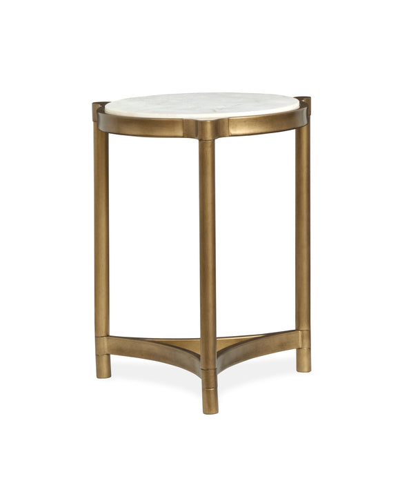 Table de salon Arlington de 19,88 po - laiton vieilli