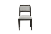 Chaise de salle à manger Austin en tissu de polyester - taupe et brun