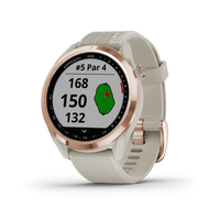 Garmin Approach® S42 Montre De Golf Gps Intelligente - Suivi De Fitness Avec Support Multi-gnss - Or