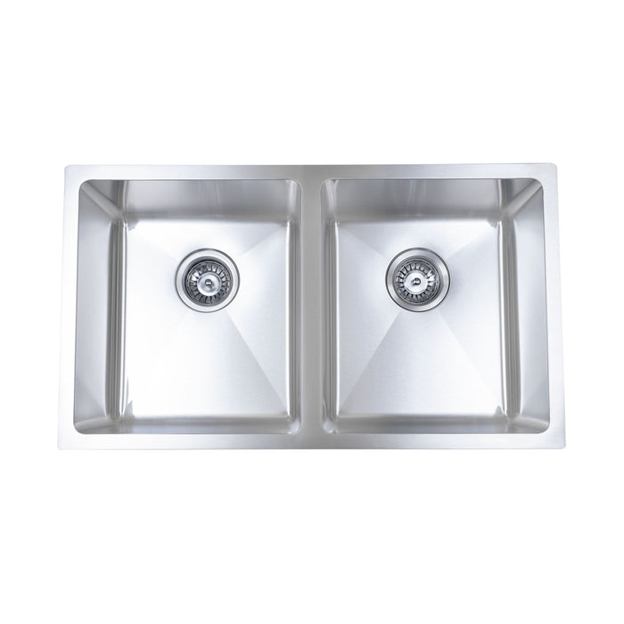 Évier de cuisine sous plan Bristol Sinks en acier inoxydable - B1607