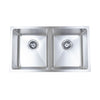 Évier de cuisine sous plan Bristol Sinks en acier inoxydable - B1807