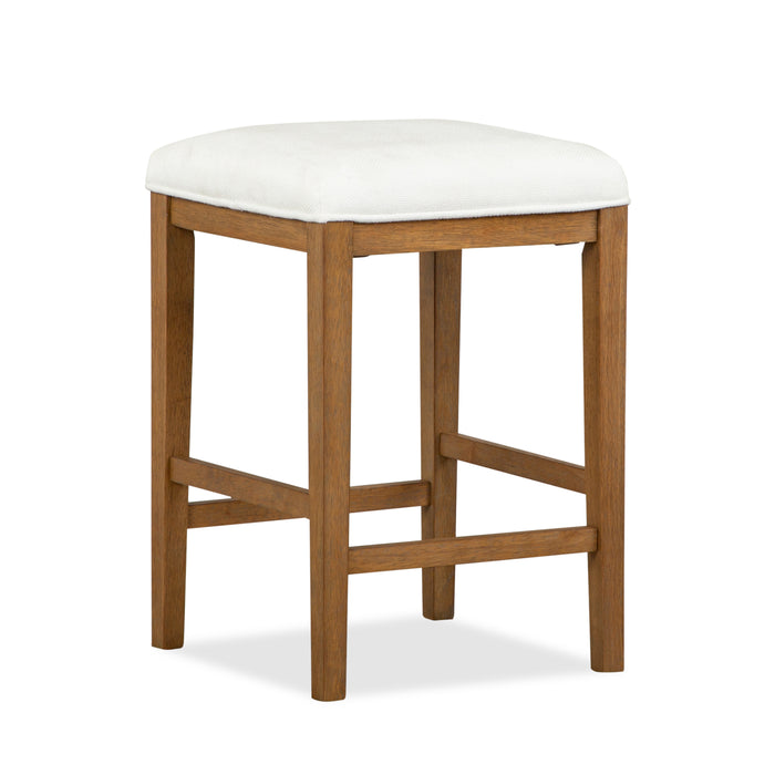 Tabouret Betton de 16 po avec pattes en bois - blé belge