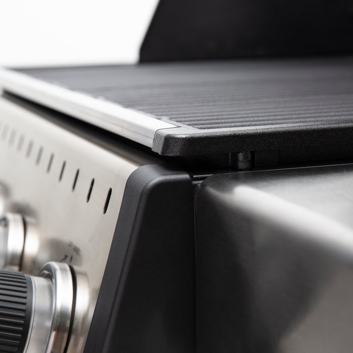 Gril à gaz naturel BaronMC 440 PRO noir de Broil King avec brûleur latéral - 875227