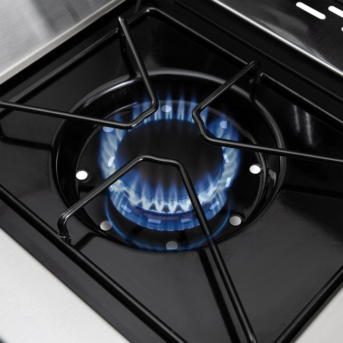 Gril à gaz naturel BaronMC 440 PRO noir de Broil King avec brûleur latéral - 875227