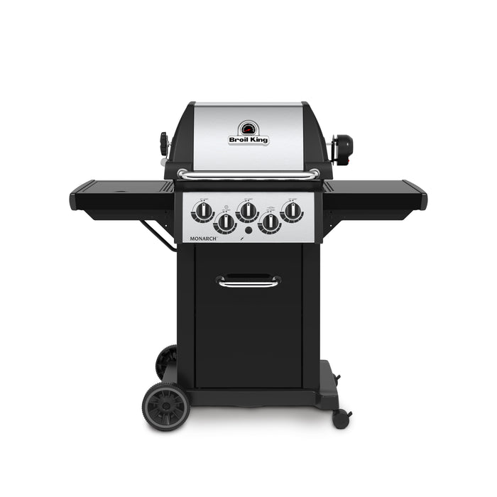 Gril à gaz propane MonarchMC 390 de Broil King avec brûleur latéral et brûleur arrière de rôtisserie - 834284