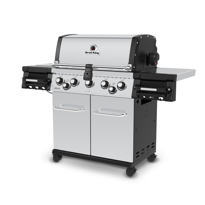Gril à gaz naturel RegalMC S 590 PRO IR de Broil King avec brûleur latéral à infrarouge et brûleur arrière de rôtisserie - 958944