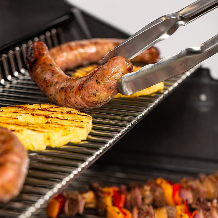 Gril à gaz naturel BaronMC S 490 PRO IR de Broil King avec brûleur latéral à infrarouge et brûleur arrière de rôtisserie - 875947