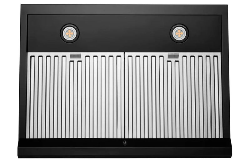 Hotte de cuisinière sous l'armoire Hauslane de 30 po noir mat - UC-PS18BLK-30