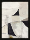 Œuvre d’art encadrée au fini lin « Beige Abstract » - 27 po x 35 po