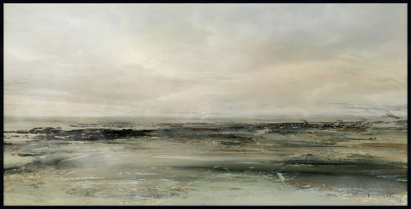 Œuvre d’art en acrylique encadrée « Greenview » - 31 po x 61 po