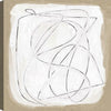 Œuvre d’art murale « Beige Abstract » sur toile - 21 po x 21 po