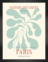 Œuvre d’art encadrée au fini lin « Paris » - 27 po x 35 po