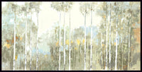 Peinture acrylique encadrée « Forest » - 25 po x 49 po